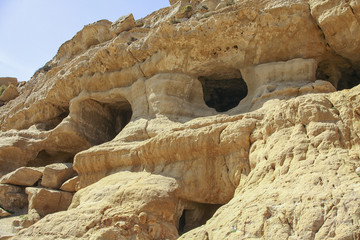 Matala caves in Crete