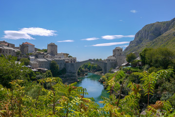 Naklejka premium Stari Most, Mostar, Bosnia and Herzegovina.