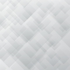 Abstract elegant white and gray pattern squares overlay texture background.