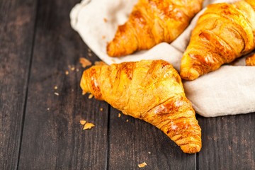 Fresh butter croissants