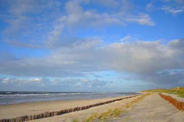 Beautiful beach of the island 
