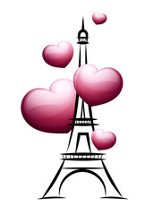 Tour Eiffel Paris Amour
