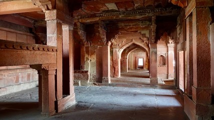 Fototapeta na wymiar Fatehpur Sikri, Mogularchitektur, Mogulhauptstadt