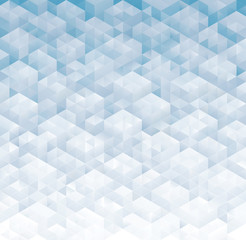 Geometric pattern modern light blue gray background.