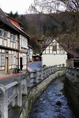 Fototapeta na wymiar Small town in Germany