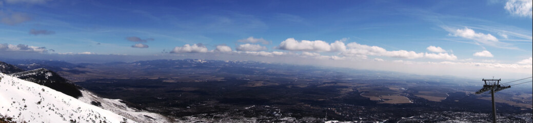 View from Skalnaté Pleso, Slovakia
