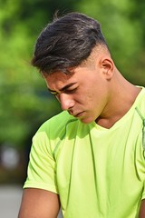 Fit Adult Male Athlete And Depression