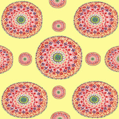 Meditation mandala pattern