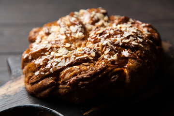 Sweet maple syrup bread