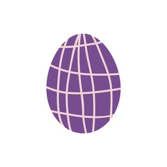 Obraz premium Eastern egg icon in flat style.