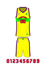 Basketball Uniforms Template