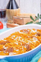 tasty Greek kritharaki