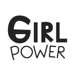 power girl calligraphy message