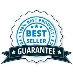 Best Seller label illustration