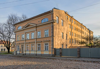 Riga, Latvia historical apartment buildings from the beginning of 20th century