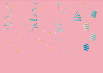 pink paper celebration background