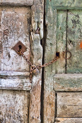 Old flayed door 5