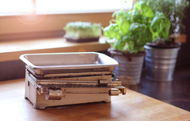 nostalgischen Küchen Waage