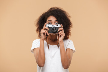 Portrait of a pretty young african woman