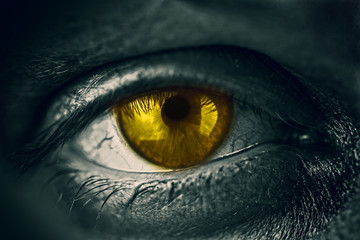 Golden Abstract Eye