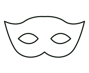 mardi gras mask icon