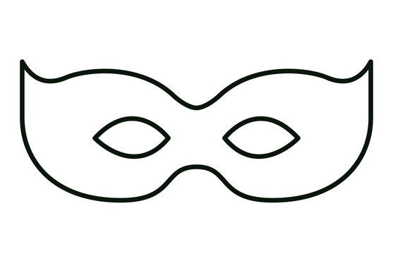 mardi gras mask icon