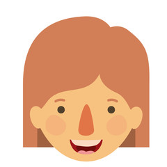 woman adult head avatar character