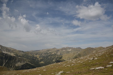 Fototapeta na wymiar Panoramic view of mountain range