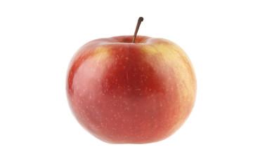 red apple isolated on white background