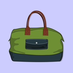Travel bag. Flat style trendy modern vector illustration