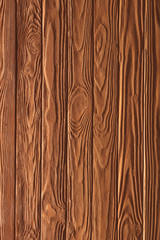 Wooden fence planks background painted in copper