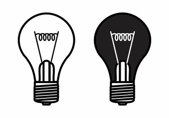 Black and white lamps