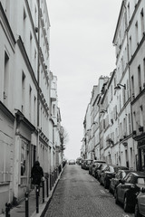 Fototapeta na wymiar street in paris, france