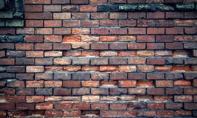 Brick old wall textire background