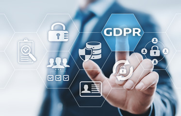 GDPR General Data Protection Regulation Business Internet Technology Concept
