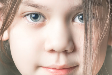 Portrait of a young beautiful girl