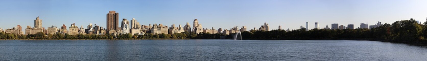 Fototapeta na wymiar Huge Cityscape Panorama of Manhattan, New York City