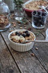 Apple crumble