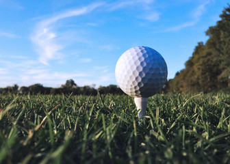 Golf Ball on Tee
