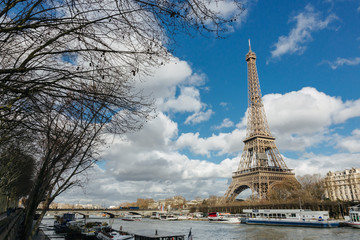 Eiffel tower in Paris, France