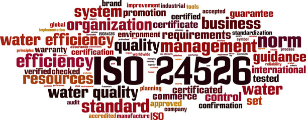 ISO 24526  word cloud