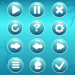 GUI Asset of Nautical Buttons