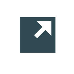 External Link Icon with arrow & box pointing