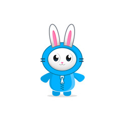 Cartoon bunny illustration.
