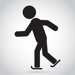Ice skating icon