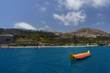 Fototapeta na wymiar Banana boat, Gran Canaria