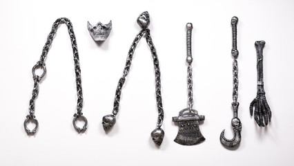 medieval chains and shackles, Halloween