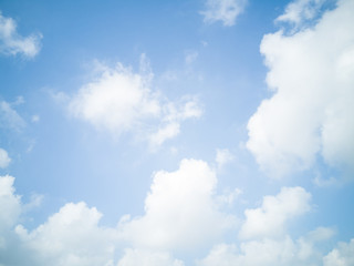 Blue sky with cloud in the morning.