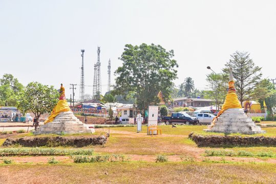 Three Pagodas Pass Near Thailand-Myanmar Border