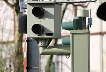stationäres Blitzgerät an einer Dtraße